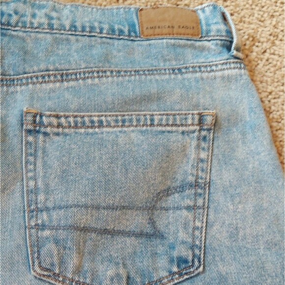 American Eagle Outfitters Light Blue High Waist Shorts - Picture 4 of 8